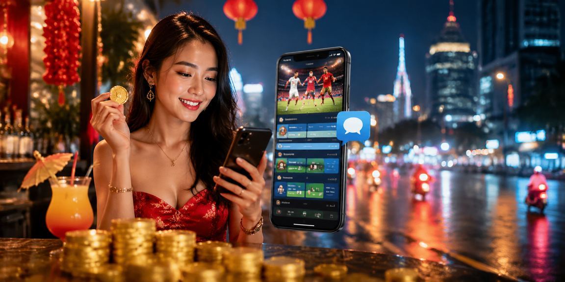 Người dùng tại TP. Hồ Chí Minh thực hiện cá cược thể thao trong không khí lễ hội Tết sôi động